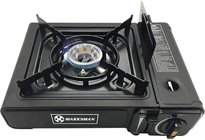 Portable Single Burner Camping Gas Stove Butane Gas Canisters Include Carry Case - Picture 1 of 12