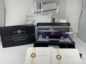 1/24 Franklin Mint Callaway Chevrolet Corvette C12 Signature Ed.# B20ZK67 READ !
