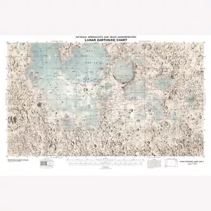 Mapa Lunar de la NASA; Lado de la Luna; Impreso Personalizado - Imagen 1 de 11