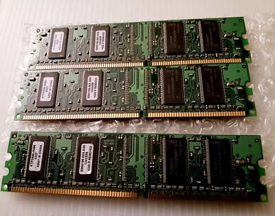 3 x KTF0596-INB6 0327  128MB PC-2700 DDR-333 184pin Desktop Memory  - Image 1 of 2