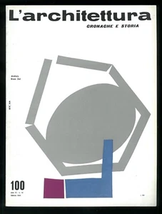 L'architettura cronache e storie n. 100 febbraio 1964 direttore Bruno Zevi - Picture 1 of 1