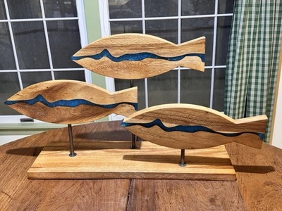 RARO Pier One Mezcla Azul Escultura de Peces Epoxi/Decoración del Hogar Náutica  Foto 1 de 4