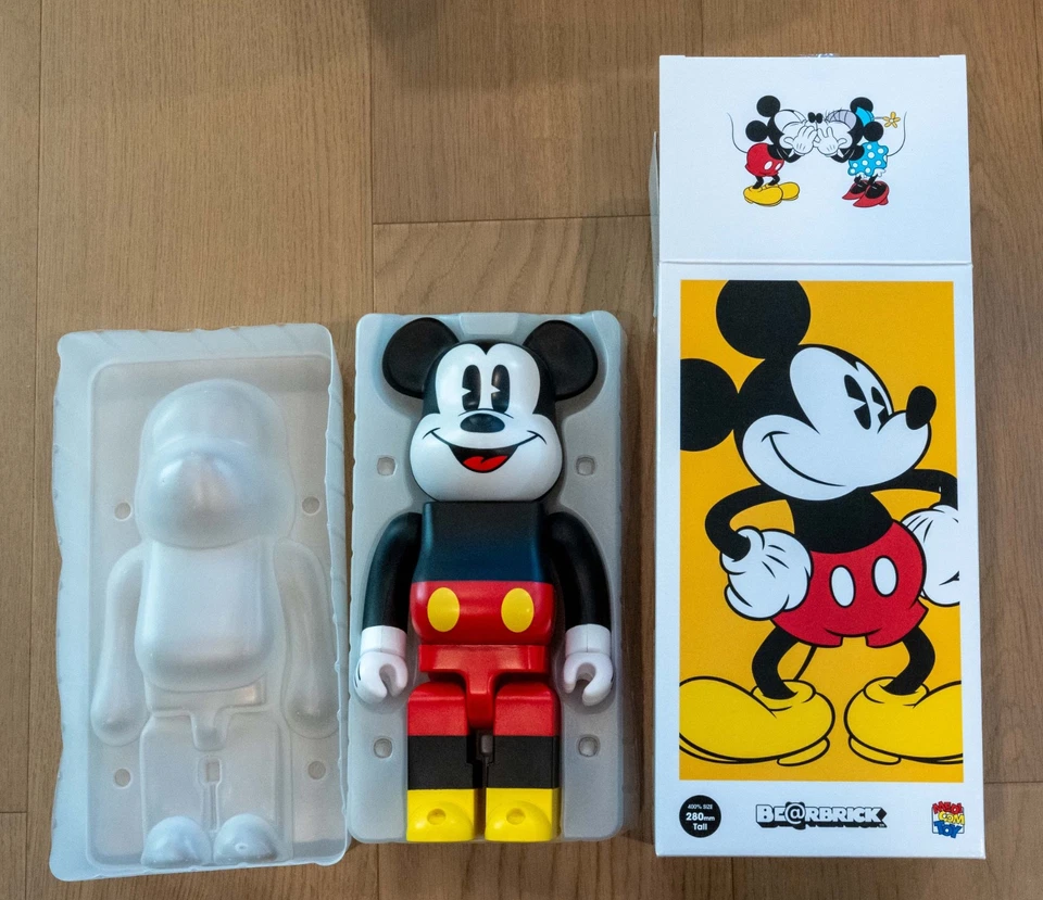 Juguete Bearbrick Be@rbrick Mickey Mouse 400 % Medicom 2018 Foto 1 de 1