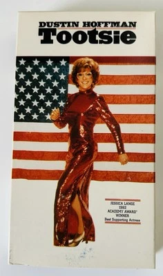 Tootsie 1982 Dustin Hoffman 1993 VHS Video Tape Jessica Lange Sydney Pollack  - Image 1 of 3