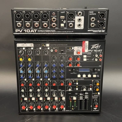 Peavey PV® 10AT Compact 10 Channel Mixer with Bluetooth and Antares® Auto-Tune - Image 1 of 4