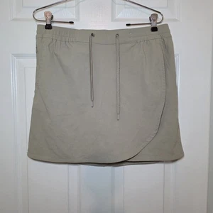 Eddie Bauer Damen Skort Tulpensaum Khaki Hellbraun M Taschen - Bild 1 von 9