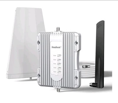 Amazboost Cell Phone Booster for Home -Up to 2,500 sq ft, Cell Phone Signal Boos - Image 1 of 4
