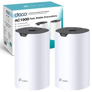 TP-Link Deco S7 AC1900 Whole Mesh Wi-Fi System, Dual-Band with Gigabit Ports, Co - Photo 1/7
