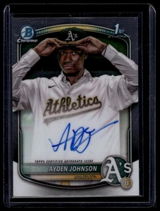 Auto 2025 Bowman Chrome #CPA-AJ Ayden Johnson - Imagen 1 de 2