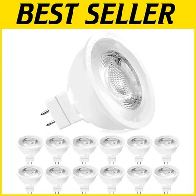 Reliable Dimmable LED MR16 Bulbs, 5000K Bright White, 12 Pack for Track Lighting - Image 1 of 4