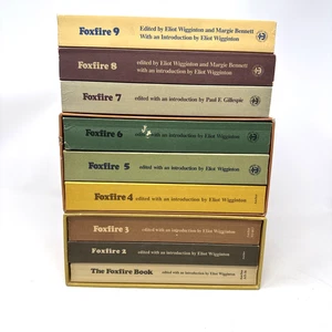 Original Foxfire Book Full Vintage Set Volumes 1-9 1973-1980 - Picture 1 of 14