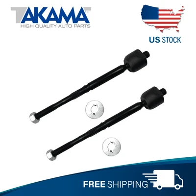 2 pcs⭐TAKAMA⭐ Front Steering Inner Tie Rod End For 18-20 NISSAN KICKS 2020 VERSA - Image 1 of 4