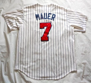 Vintage Joe Mauer #7 Minnesota Twins Majestic Jersey - Size XL - FREE SHIPPING! - Picture 1 of 12