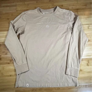 Maglietta Dutch Bros Coffee Tan Manica Lunga Adulto L Marrone Logo Barista Promo - Foto 1 di 8
