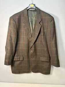 Giacca tweed uomo Hugo Boss vintage. 100% lana. Made in Swiss. 44R. Raro. - Foto 1 di 10