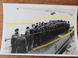 original Foto U-Boot Kommantant Wilhelm Brauel Frankreich Brest U256 WW2 KM - Bild 1 von 2