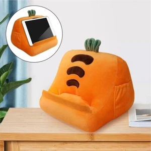 Supporto cuscino casa supporto tablet supporto telefono supporto tablet morbido forma carota - Foto 1 di 11