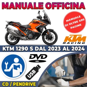 Manuale Officina KTM 1290 S dal 2023 al 2024 in ITALIANO (CD-ROM O PENDRIVE) - Foto 1 di 1