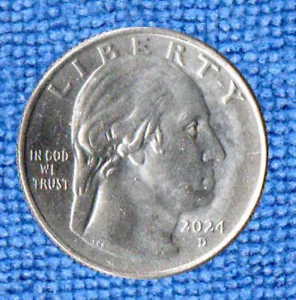In COD WE TRUST Errors 2024-D PATSY TAKEMOTO MINK Quarter - Picture 1 of 6