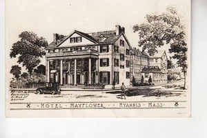 Real Photo Postcard Hotel Mayflower Hyannis MA - Picture 1 of 1