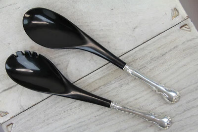 TOWLE STERLING SILVER FRENCH PROVINCIAL SALAD SET PLASTIC EXCELLENT VINTAGE - Image 1 of 4