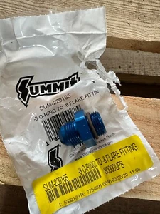 SUM-220165 Summit Racing Straight -8 AN O-Ring to -8 AN Adapter Fitting - Picture 1 of 1