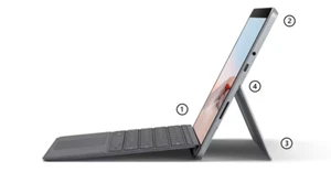 Microsoft Surface Go 2, 10,5" Intel Cor M3-8100Y, 8GB RAM, 128GB eMMC K.B C Grad - Bild 1 von 5