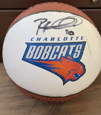Raymond Felton Autographed Mini Ball Charlotte Bobcats, Charlotte Hornets  - Image 1 of 2