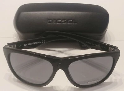 Diesel Мужские солнцезащитные очки DL 002 Col 05A 60 16 135 новый с чехлом черный и протирать - Изображение 1 из 4