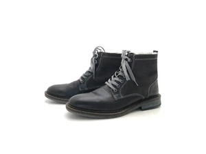 AM Shoe Company Herren Stiefel Stiefelette Ankle Boots Schwarz Gr. 41 (UK 7) - Picture 1 of 8