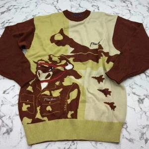 Men's Phat Farm Dk Rust | Wheat | Khaki Crewneck Knit Sweater NWT - Picture 1 of 5
