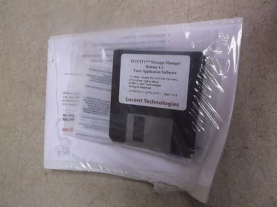 NEW Lucent Technologies Free Message Manager R4.5 Software Upgrade Kit 4-Disk - Image 1 of 3