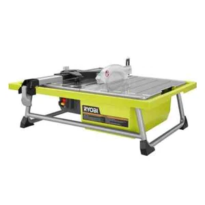 RYOBI 4.8 -Amps 7 in. Blade Corded Tabletop Wet Tile Saw SEE PICS - Picture 1 of 14