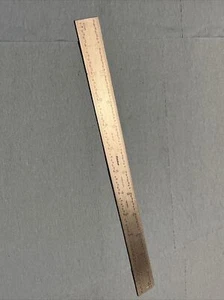 mitutoyo 182-122 12” ruler rule imperial english (joe) - Picture 1 of 9