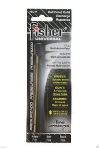 Fisher Space Pen - Refills - Fisher Universal Cartridge - Black Ink - Fine SU4F - Picture 1 of 3