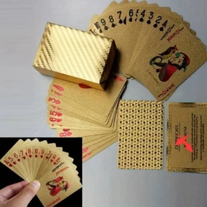 Kartenspiel Spielkarten Deck vergoldet Poker, Skat, Romme, Bridge NEU&OVP - Bild 1 von 7
