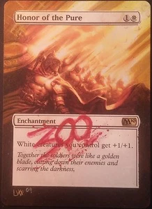 Honneur des Purs Altéré - Altered Honor of the Pure - Laura Van Wie - Magic mtg - Picture 1 of 1