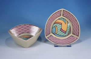 Rosenthal "Flash One" 2 Dessertschälchen 13 x 13 cm. - Bild 1 von 2