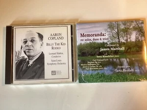 Aaron Copland: Billy the Kid Rodeo Slatkin/St Louis Symphony +Bonus CD Free Ship - Picture 1 of 8