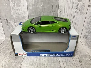 Maisto Lamborghini Huracan LP 610-4 Green Boxed 1:24 Scale - Picture 1 of 11