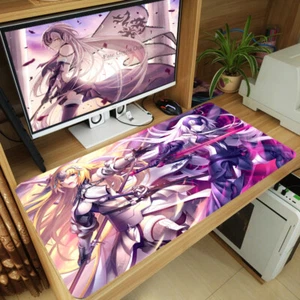 Fate/Grand Order Jeanne d'Arc Anime Tappetino Mouse Grande Tappetino Gioco Tappetino Gioco Tastiera - Foto 1 di 4