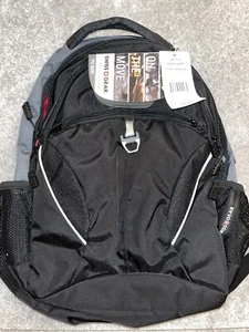 Nuovissimo zaino Swissgear Piz Buin nero/grigio 16" custodia per laptop MSP$55 - Foto 1 di 10