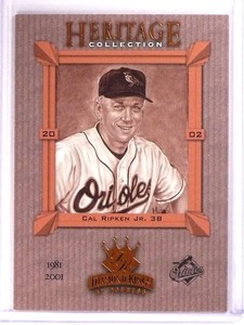 2002 Donruss Diamond Kings Heritage Collection Cal Ripken Jr. #HC24