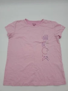 Reebok Basketball T-Shirt Girls Youth 14-16 XLarge Pink Sports Logo…#17150 - Picture 1 of 11