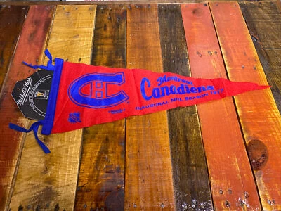 Mitchell & Ness Recreated Nostalgic Montreal Canadiens NHL Hockey Pennant - 23” - Image 1 of 4