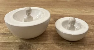 Polly George spremiagrumi Mr Mrs Jones porcellana moderna Kent England fatto a mano - Foto 1 di 4