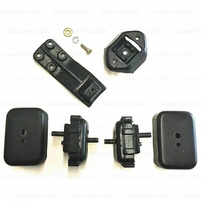 (OEM) - FOR SUZUKI SAMURAI 85-95 - "MOTOR MOUNTS & REAR TRANSMISSION MOUNT" - Image 1 of 4