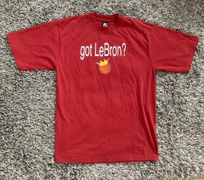 Got Lebron? Lebron James #23 NBA Team Starter Double Sided Shirt Mens Sz Medium - Image 1 of 4