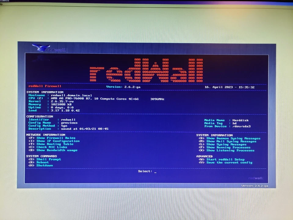 redWall Firewall Network Firewall Redis Wall - Linux Gentoo 32bit - CLI - Image 1 of 4