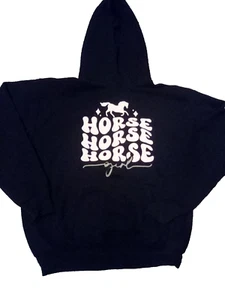 Horse Hoody Girls 12/13 S - Picture 1 of 2